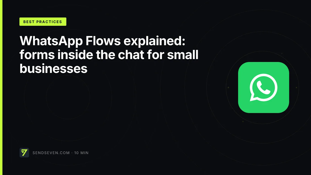 WhatsApp Flows explained: forms inside the chat for small businesses