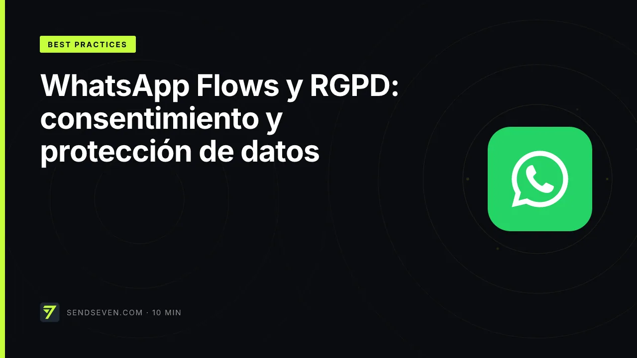 WhatsApp Flows y RGPD: consentimiento y protección de datos