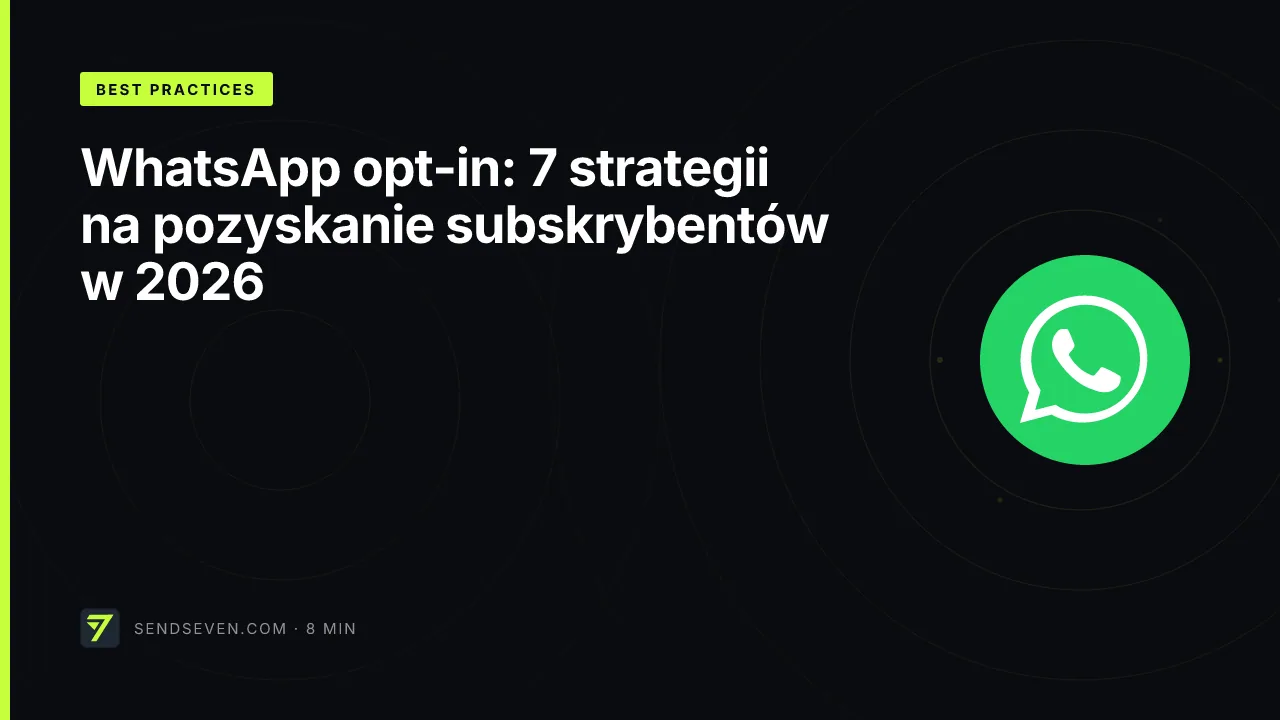 WhatsApp opt-in: 7 strategii na pozyskanie subskrybentów w 2026