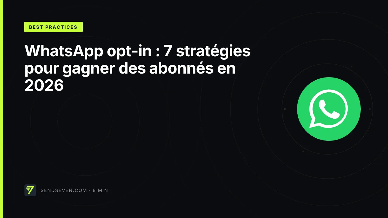 WhatsApp opt-in : 7 stratégies pour gagner des abonnés en 2026