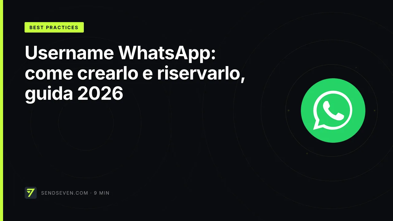 Username WhatsApp: come crearlo e riservarlo, guida 2026