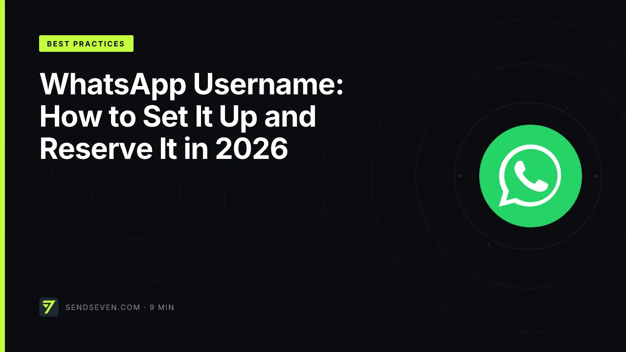 WhatsApp Username: How to Set It Up and Reserve It in 2026