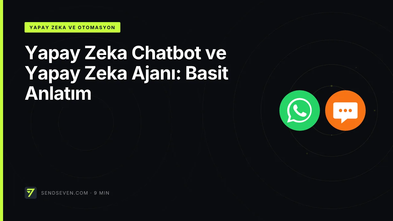 Yapay Zeka Chatbot ve Yapay Zeka Ajanı: Basit Anlatım