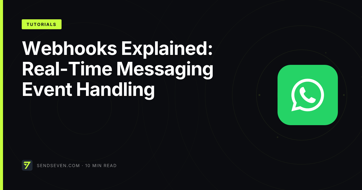 Webhooks Explained: Real-Time Event Handling | SendSeven