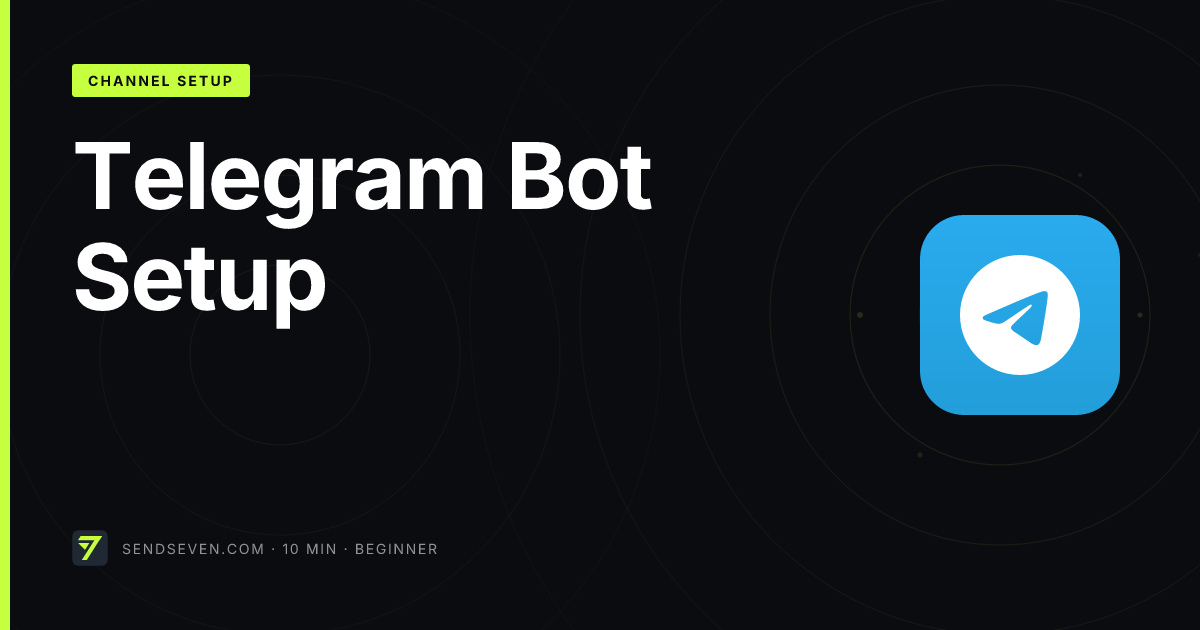 Configurar un Bot de Telegram | SendSeven